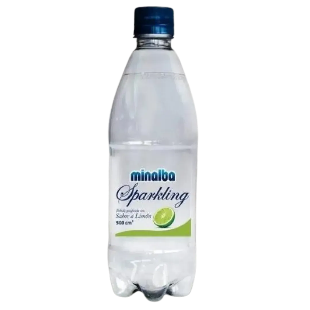 Agua Minalba Sparkling Limon con Gas 500ml