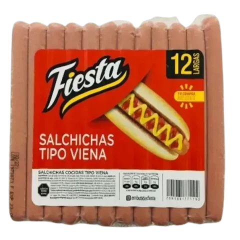 Salchichas Fiesta Tipo Viena 12und