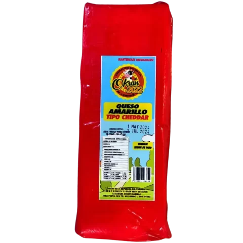 Queso Amarillo Okran por kg