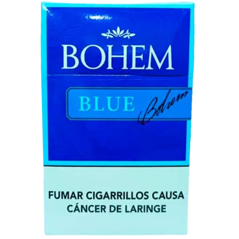 Cigarrillos Bohem Azul 20und