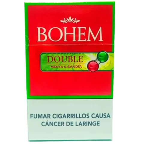 Cigarrillos Bohem Double 20und