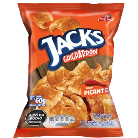 Chicharron Jacks Picante 60gr