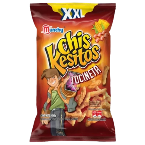 Chiskesitos Munchy Tocineta XXL 450gr