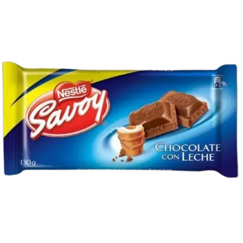 Chocolate con Leche Savoy 130gr