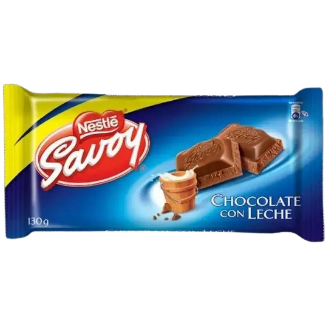 Chocolate con Leche Savoy 130gr