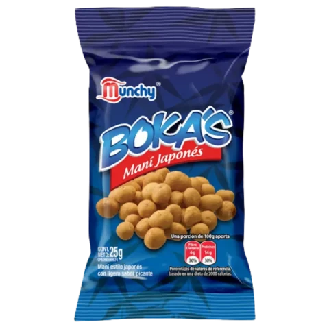 Mani Bokas Japones Munchy 25gr