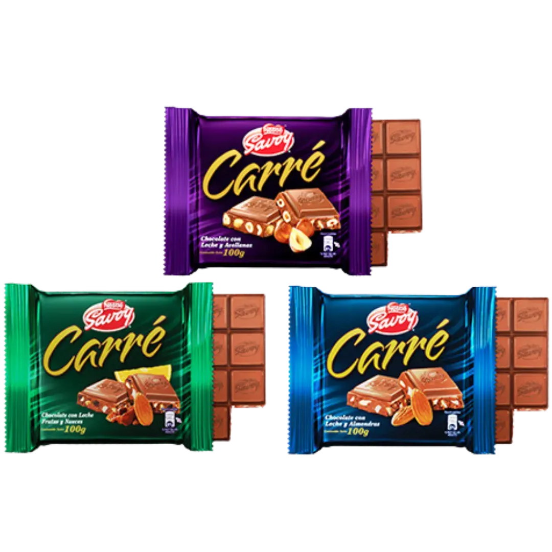 Chocolate Savoy Carre 100gr