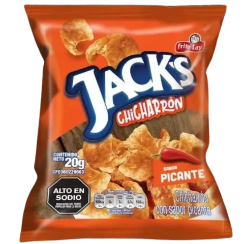 Chicharron Jacks Picante 20gr