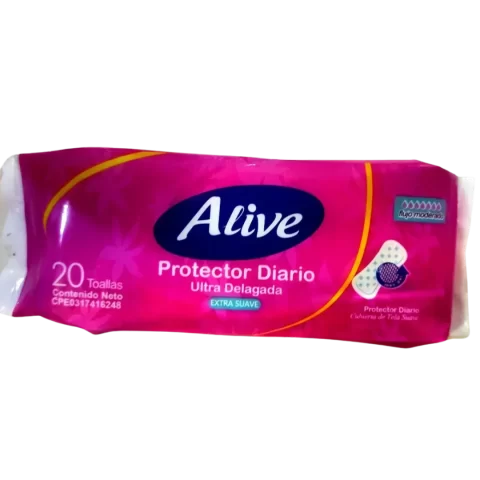Protectores Diarios Alive 20und