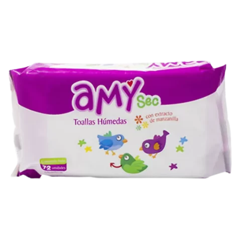 Toallas Humedas Amy 72und