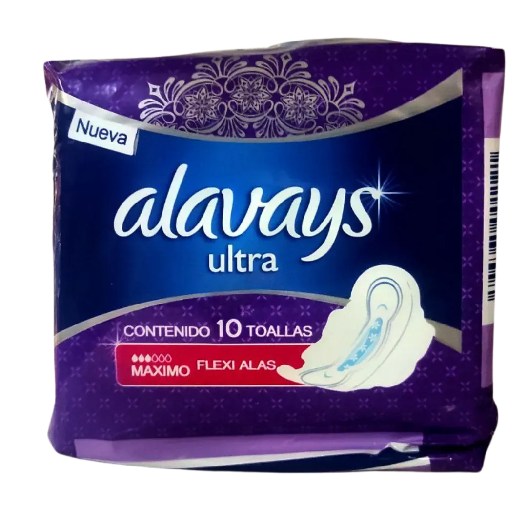 Toallas Sanitarias Alavays 10und