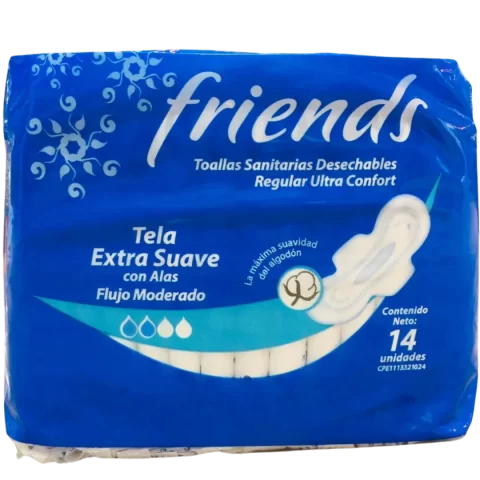 Toallas Sanitarias Friends 14und