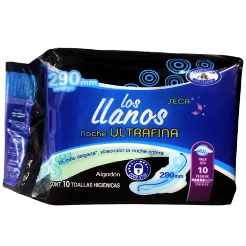 Toallas Sanitarias Los Llanos Noche 10und
