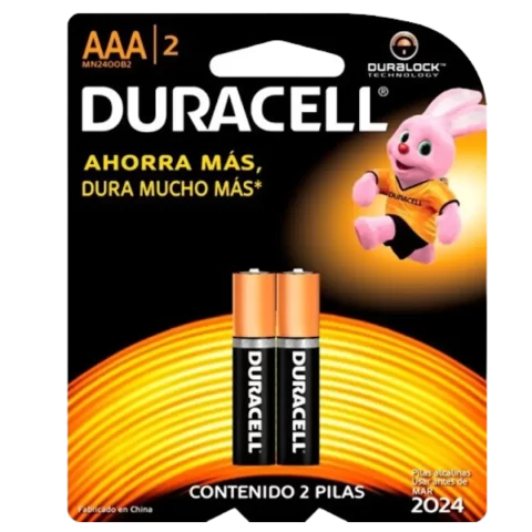 Baterias Duracell AAA 2und
