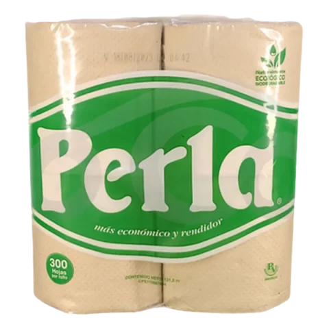 Papel Higienico Perla 300 hojas 4 Rollos