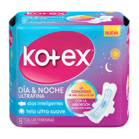 Toallas Sanitarias Kotex 8und