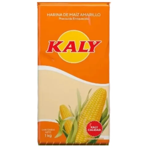 Harina de Maiz Kaly Amarilla Premium 1kg