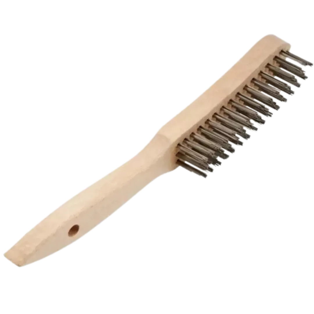 Cepillo de Alambre Rocha Mango de Madera