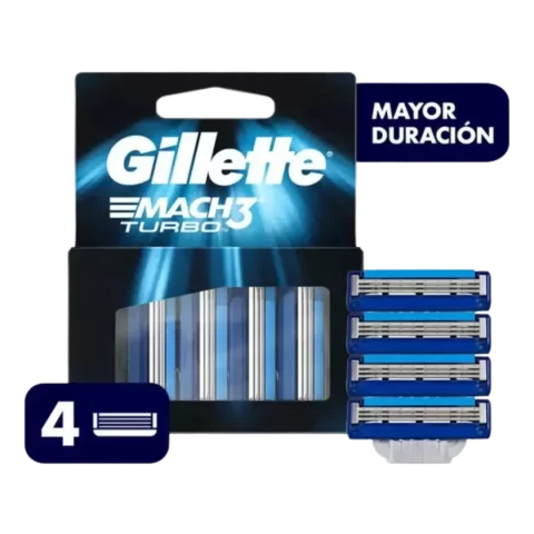 Repuesto Gillette Mach3 4und
