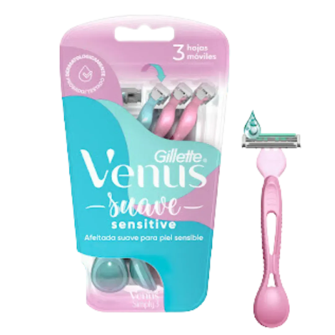 Afeitadora Venus Suave 4und