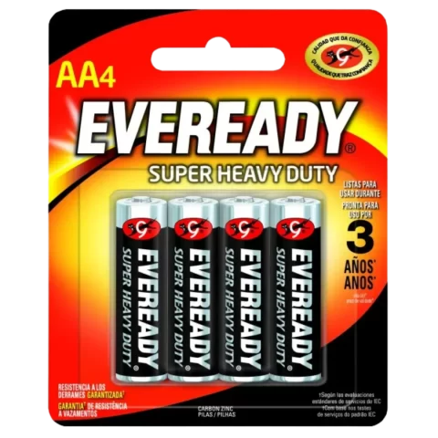 Baterias Eveready AA 4und