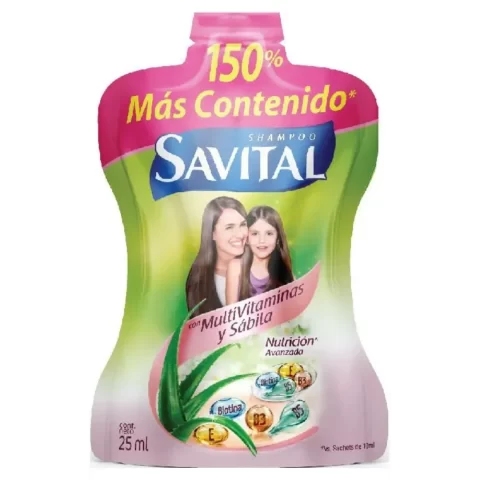 Shampoo Savital Sobre 25ml
