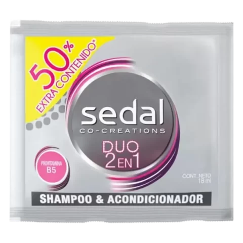 Shampoo y Acondicionador Sedal Sobre 18ml