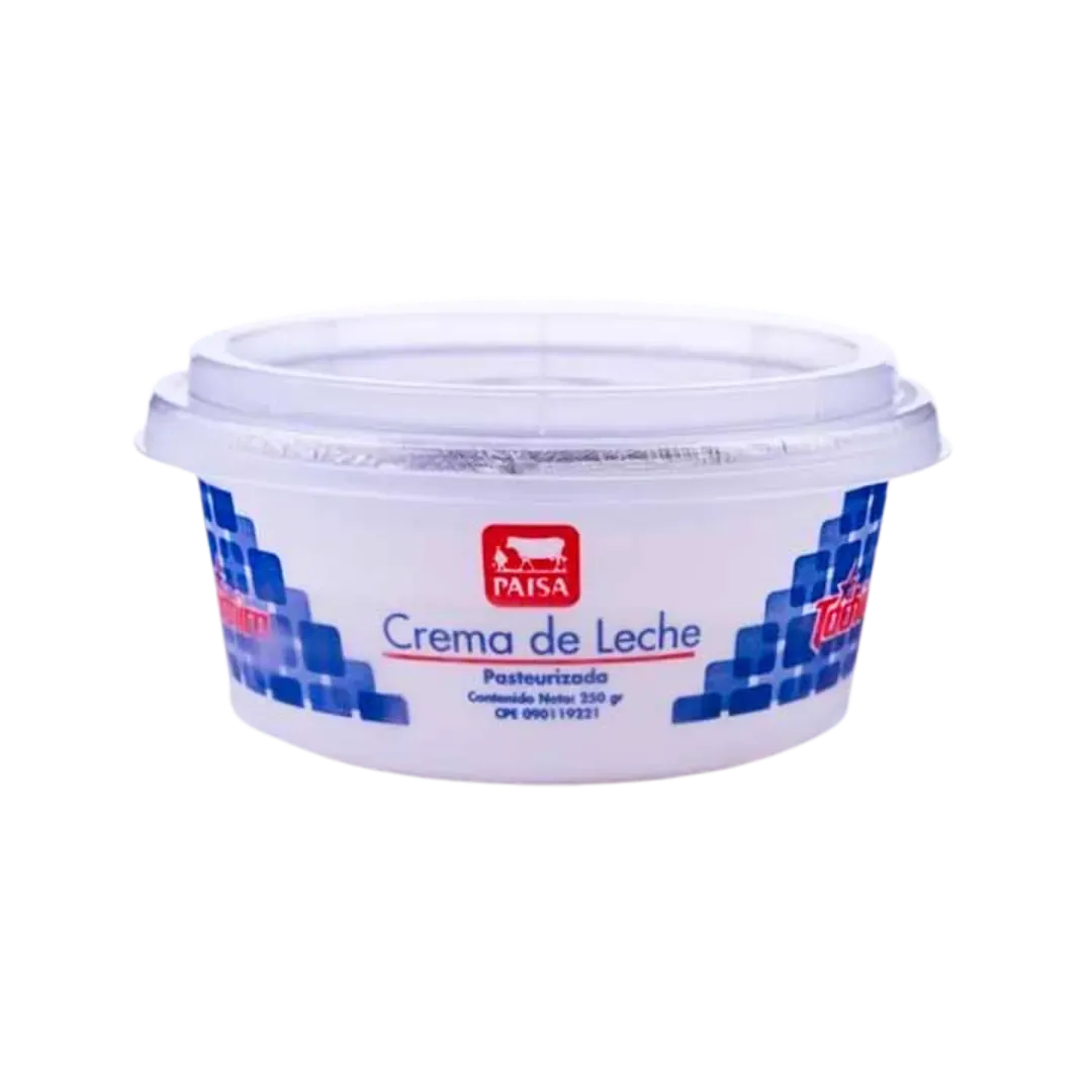 Crema de Leche Los Andes 250gr