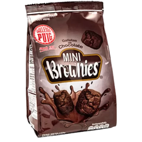 Galletas Mini Brownies Puig 175gr