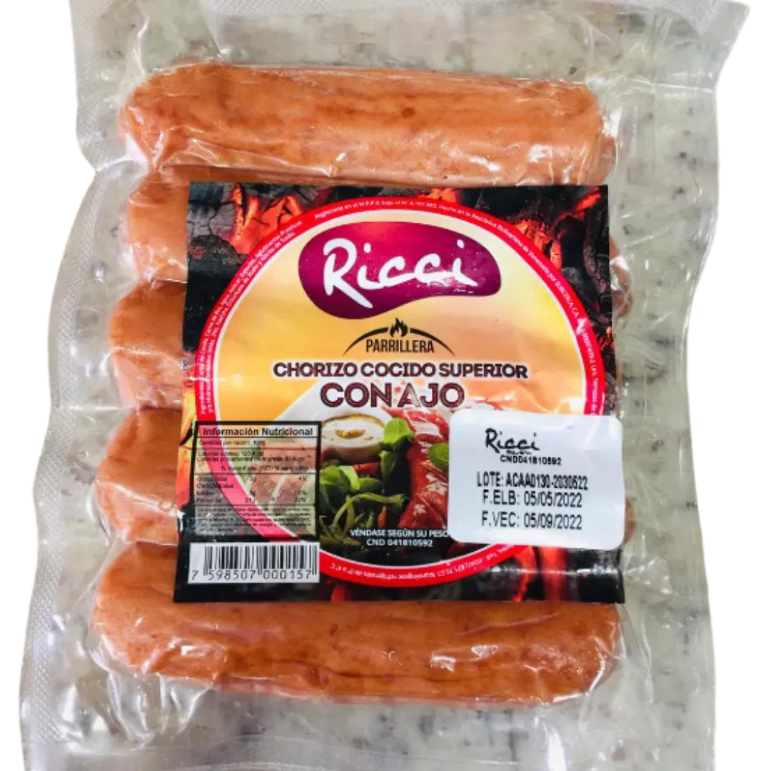 Chorizo de Ajo Ricci por kg