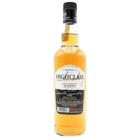 Licor de Whisky High Class 0,70lt