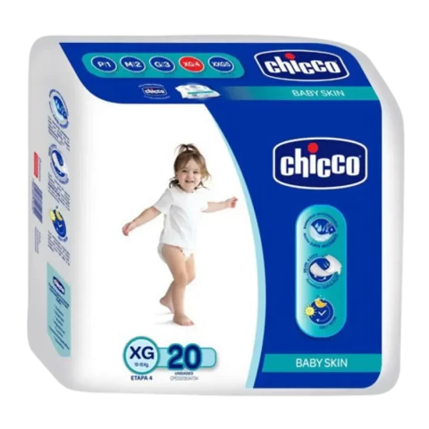 Pañales Chicco Talla XG 20und