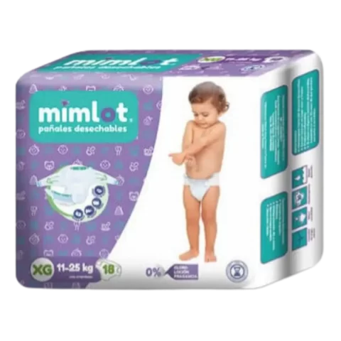 Pañales Mimlot Talla XG 18und