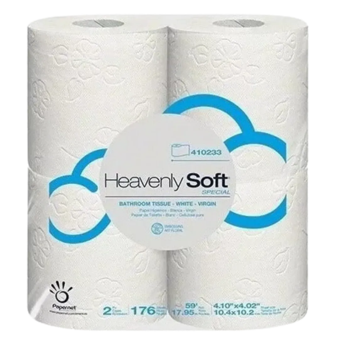 Papel Higienico Heavenly Soft 176 hojas 4 Rollos