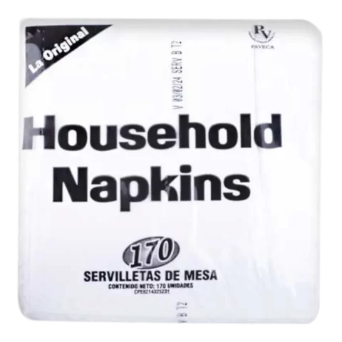 Servilletas Household 170und