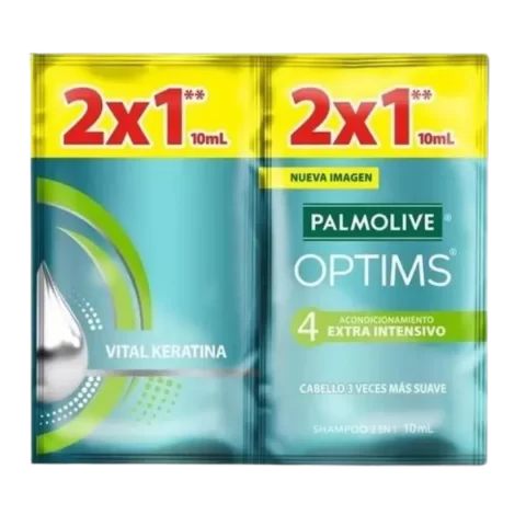 Shampoo Palmolive Optims 2 Sobres 20ml