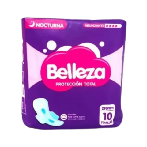 Toallas Sanitarias Belleza Nocturna 290mm 10und