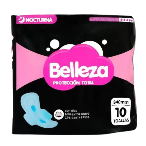 Toallas Sanitarias Belleza Nocturna 340mm 10und