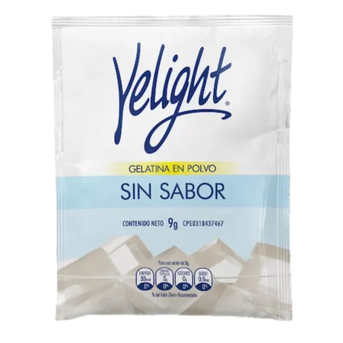 Gelatina Yelight Sin Sabor 9gr