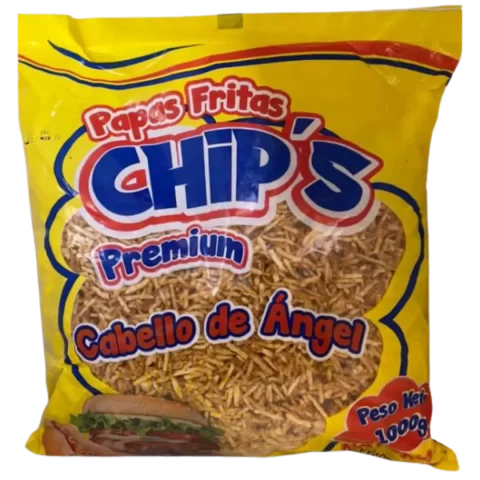 Papitas para Perros Chips Cabello de Angel 1kg