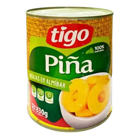 Piñas en Almibar Tigo 830gr
