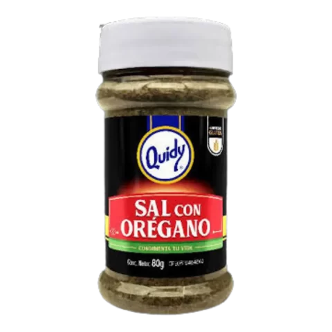 Sal con Oregano Quidy 80gr