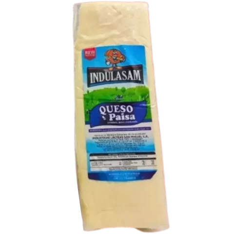 Queso Blanco Paisa Indulasam por kg