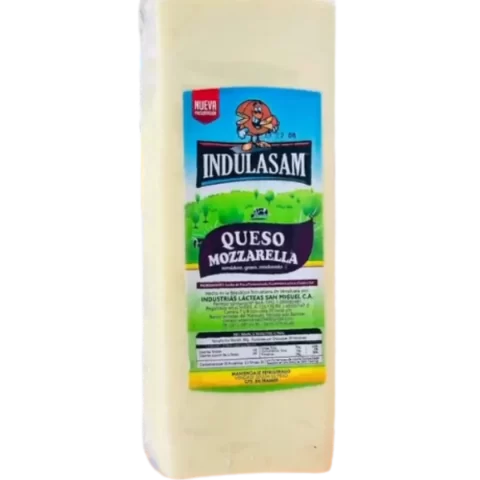 Queso Mozzarella Indulasam por kg