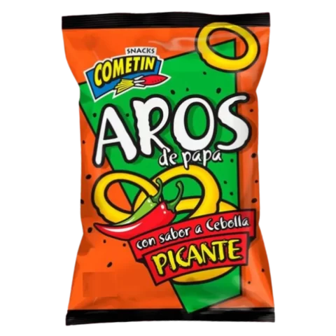 Aros de Papas Picante Cometin 20gr