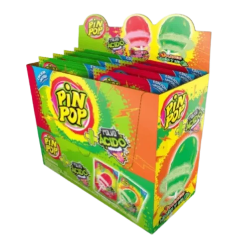 Chupetas Pin Pon Acida 15gr