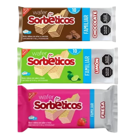 Sorbeticos Wafer Familiar 105gr