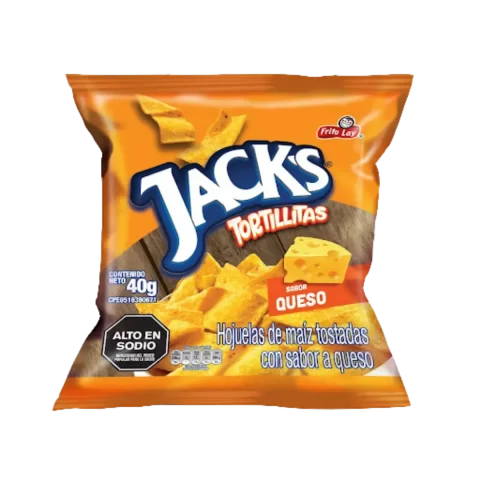 Tortillas Jacks Queso 40gr