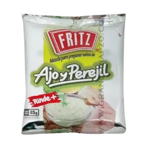 Mezcla para Preparar Salsa Ajo y Perejil fritz 45gr