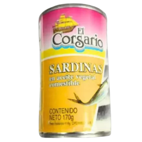Sardina El Corsario en Aceite 170gr